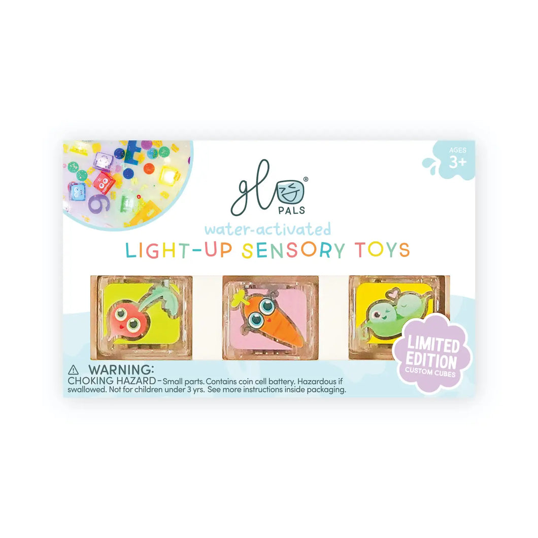 Glo Pals Roots & Fruits 6-Pack Light-Up Sensory Toys
