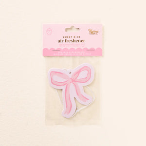 The Darling Effect- Sweet Ride Car Air Freshener-Bow Pink