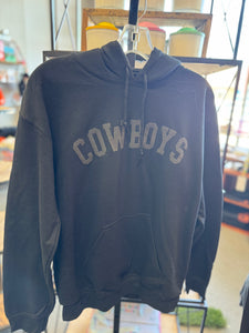 Black on Black Cowboys Hoodie
