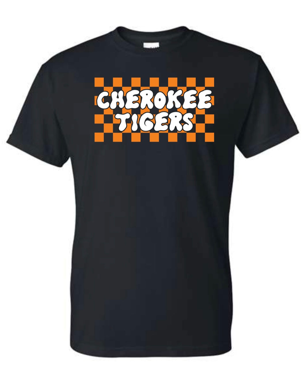 Cherokee Tigers Pre-Order- GILDAN BLACK SHORT SLEEVE