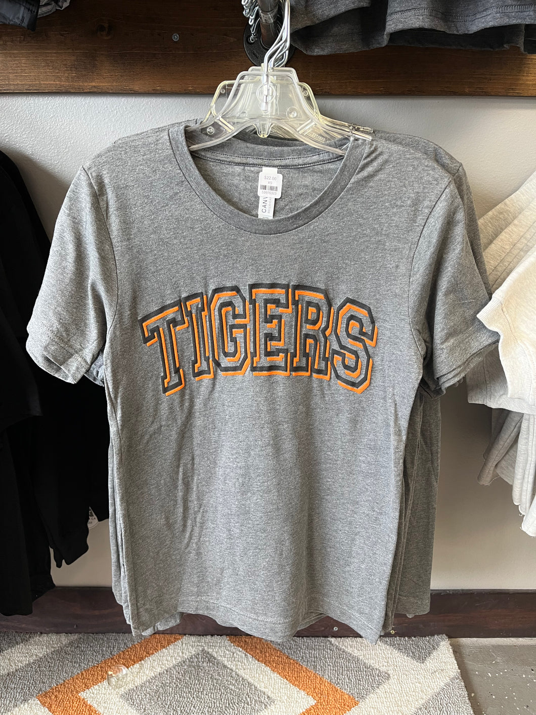 Black and Orange Tigers Short Sleeve