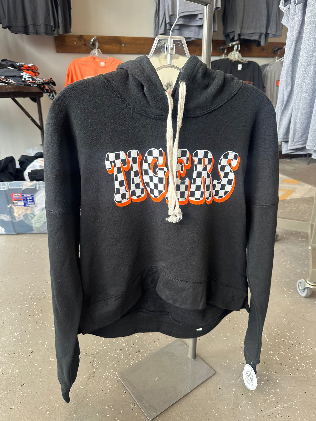 CHECKERED TIGER HOODIE