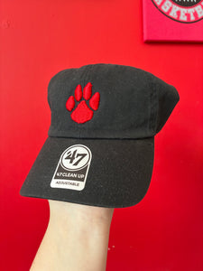 Puff paw embroidered hat