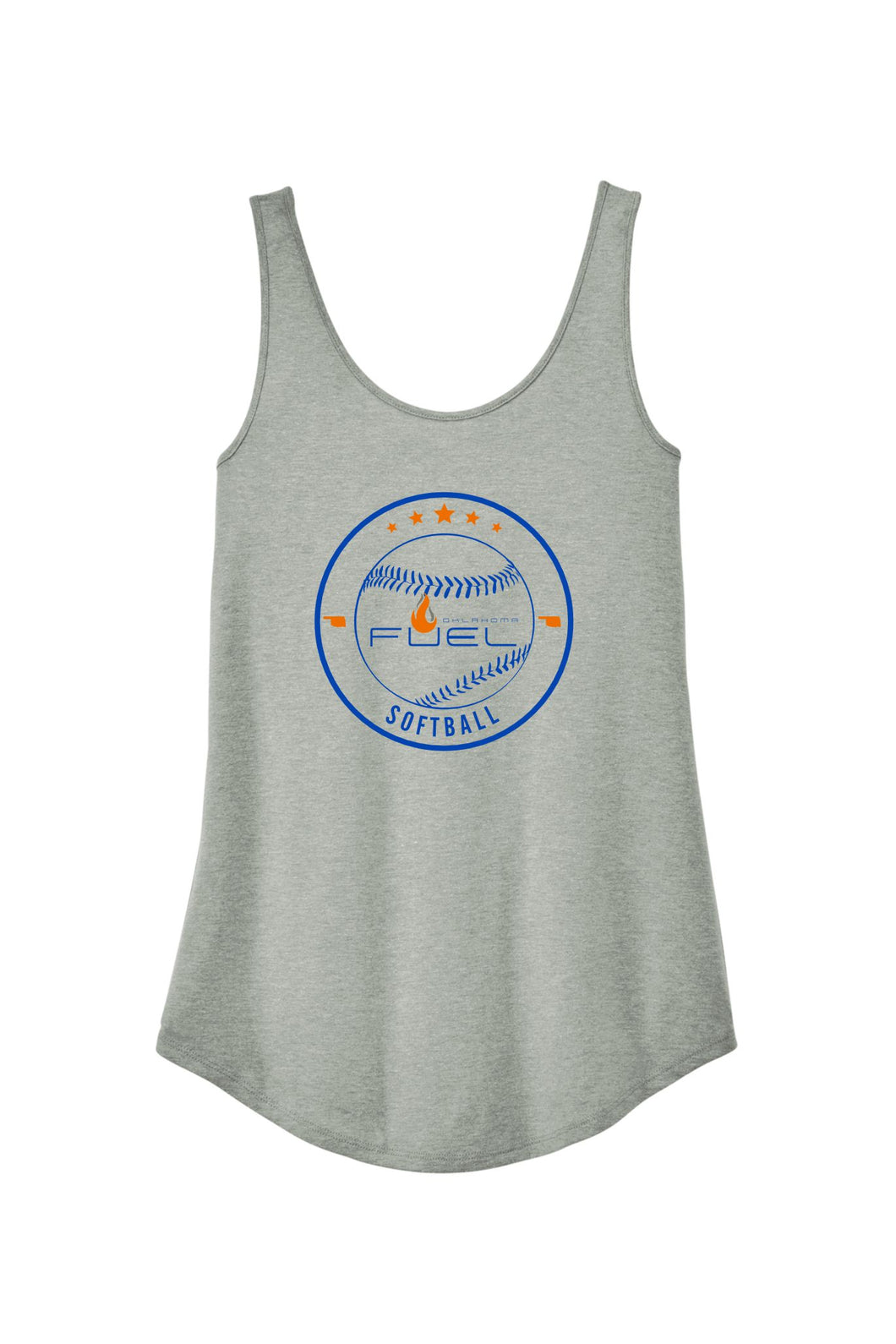 Oklahoma Fuel Softball LADIES FLOWY TANK TOP