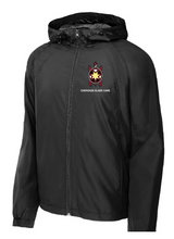 Load image into Gallery viewer, CEC Embroidered Hooded Full Zip Rain Jacket- PRE-ORDER
