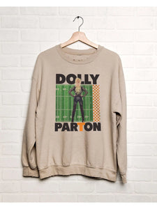 Dolly Parton Rockstar Vols Check Field Thrifted Sweatshirt