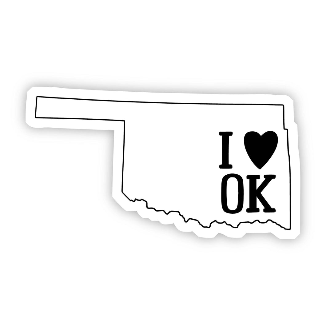 Big Moods - I Love Oklahoma Sticker