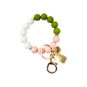 The Darling Effect - Delta Zeta - Hands-Free Beaded Keychain Wristlet