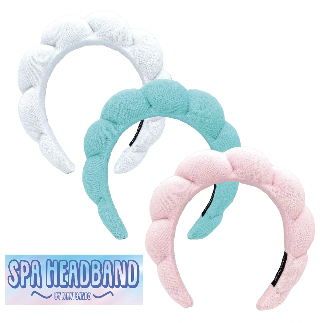 New TikTok Spa Terry Cloth Headband for Face Makeup Washing