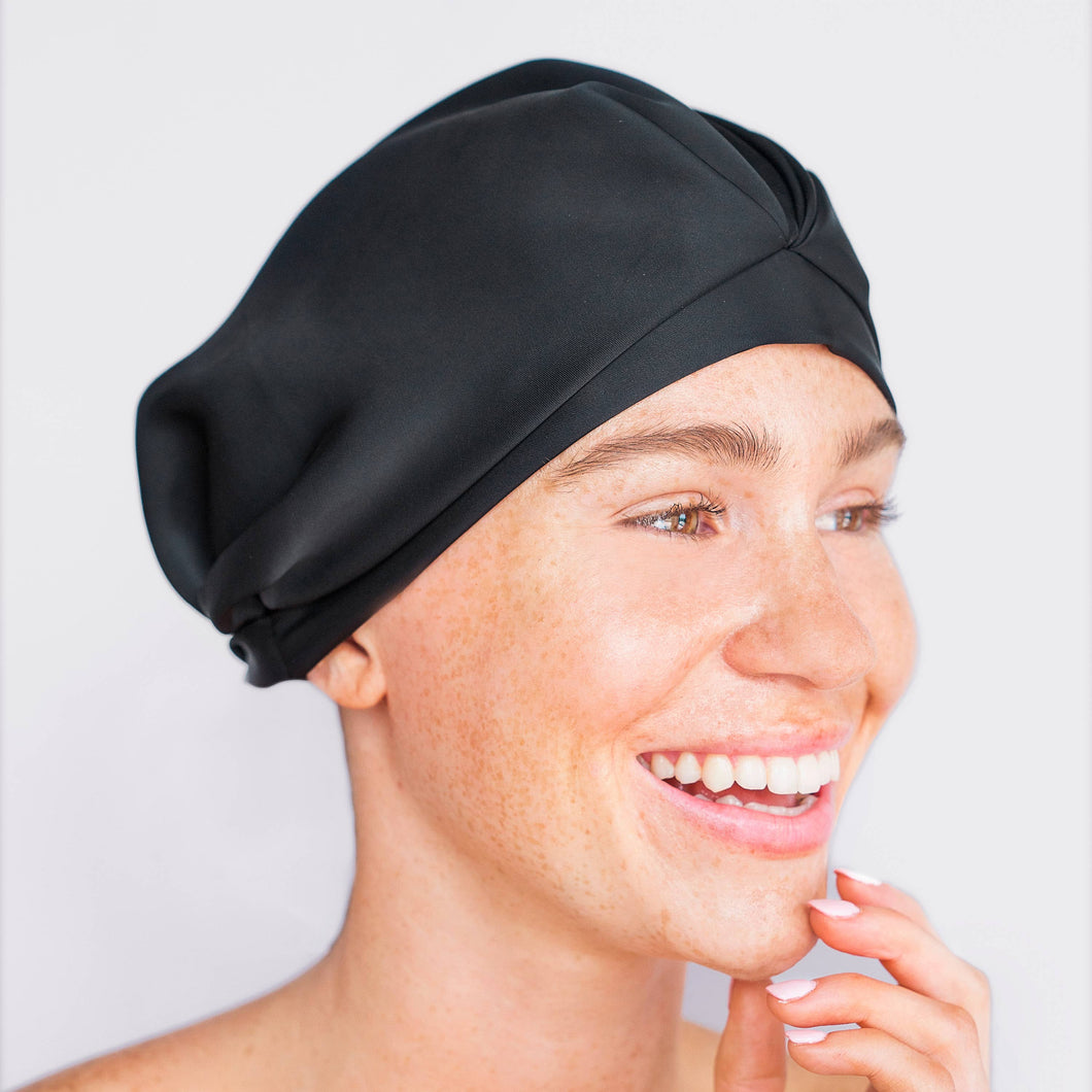 KITSCH - Satin Sleep Bonnet - Black
