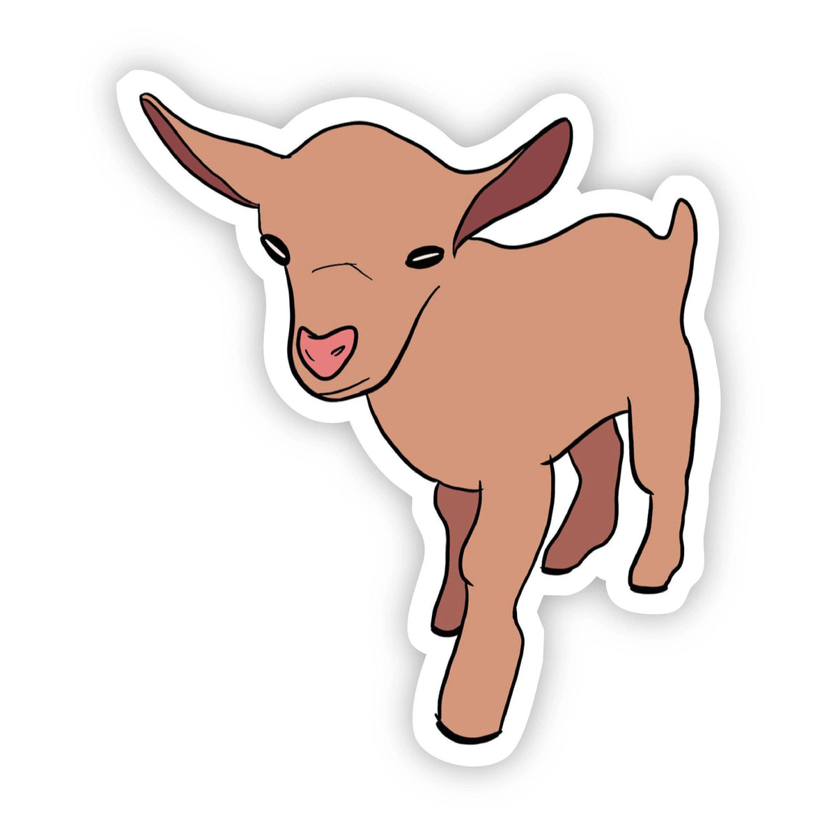 Big Moods - Small Goat Sticker – DreamCatcher Sports