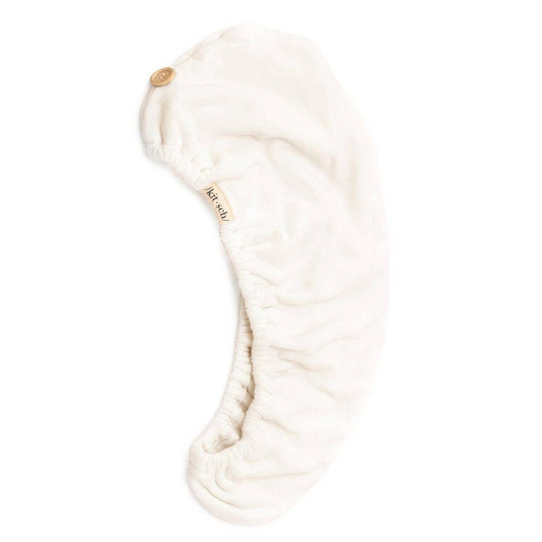 KITSCH - Eco-Friendly Microfiber Hair Towel - Ivory