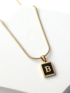 Secret Agent Initial Necklace