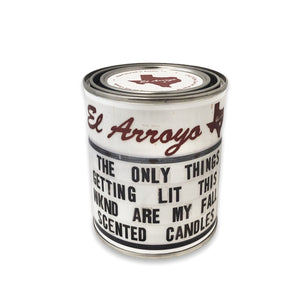 El Arroyo 14 oz Paint Can Candle - Getting Lit