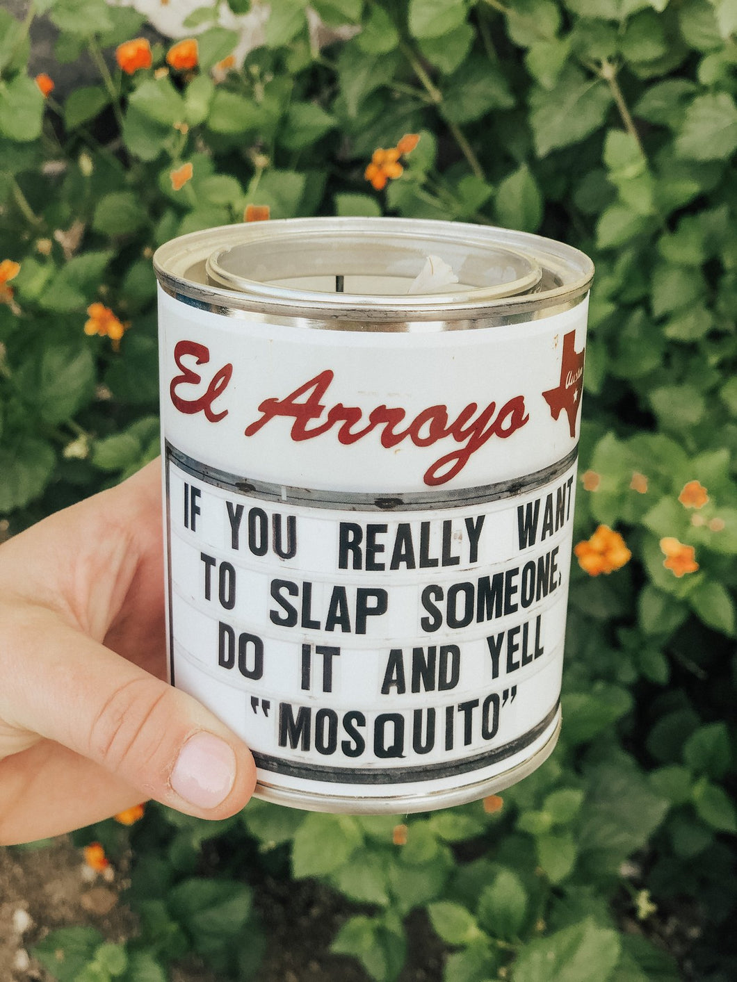 El Arroyo 14 oz Paint Can Candle - Mosquito