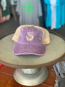 Oklahoma Shield Distressed Cap