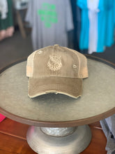 Load image into Gallery viewer, Oklahoma Shield Distressed Cap
