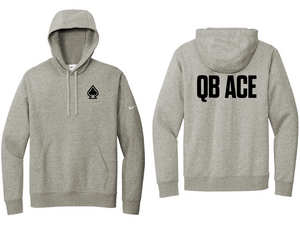 QB ACE Nike Club Fleece Sleeve Swoosh Pullover Hoodie