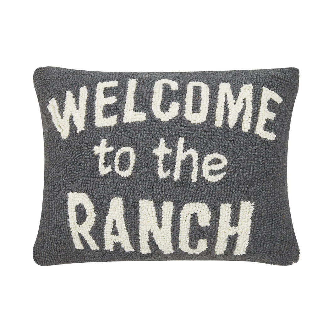 Peking Handicraft - Welcome To The Ranch Hook Pillow