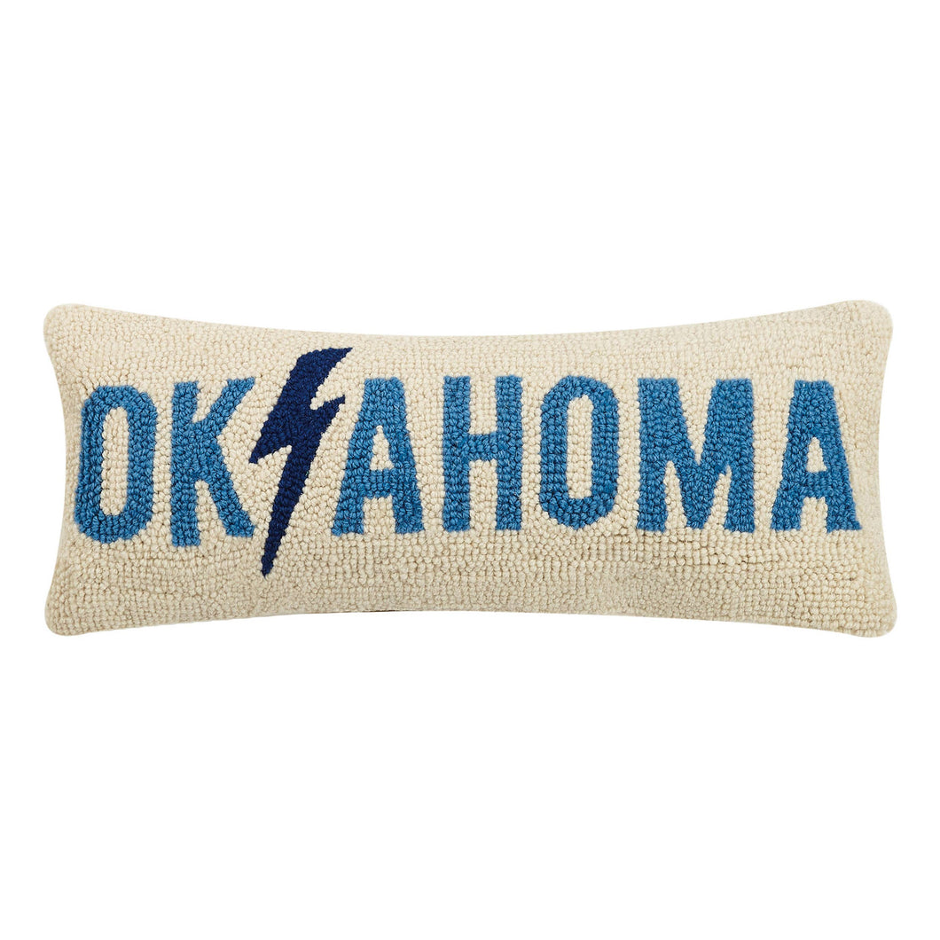 Peking Handicraft - OKLAHOMA LIGHTNING HOOK  PILLOW M/2