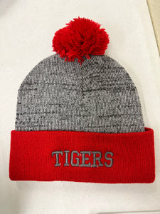 Red Pom Beanie