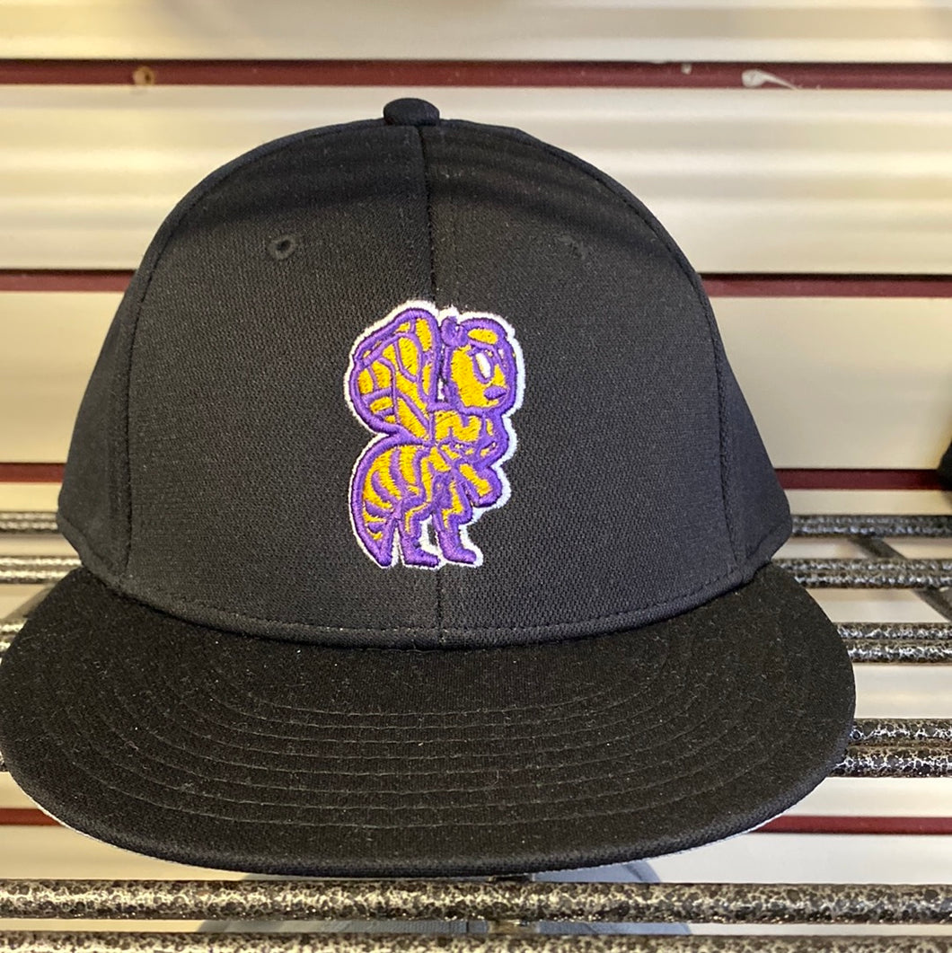 Retro Yellowjacket black fitted cap