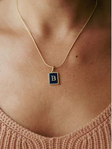 SECRET AGENT INITIAL NECKLACE