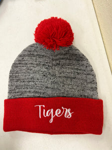Red Pom Beanie