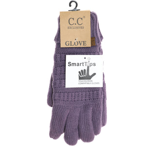 Knit CC Gloves with Lining