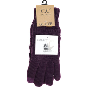 Knit CC Gloves with Lining